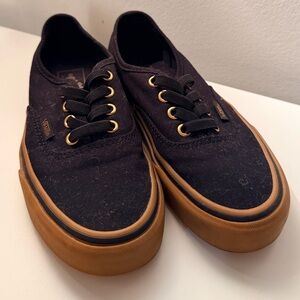 Vans Black and Brown Women/Men's Sneakers (With box) Like New